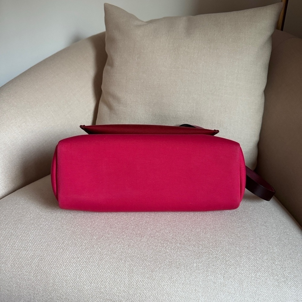 Hermes Herbag Zip 31 Bag Rose Shocking Berline Canvas - Picture 12 of 12
